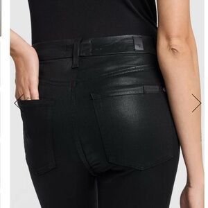 NWT 7 For All Mankind (B)air High Waist Ankle Skinny Jeans- Coated